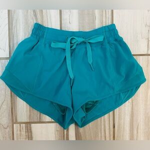 Lululemon, Hotty Hot Shorts, Teal, 2
